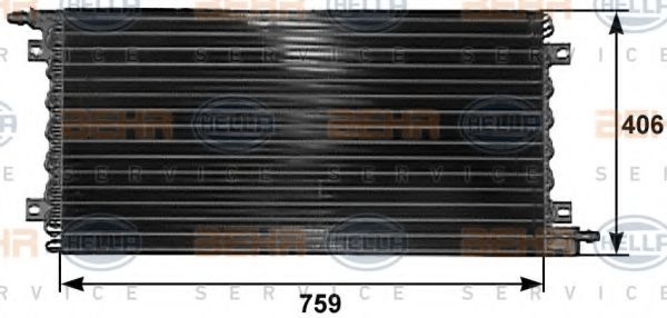 BEHR HELLA SERVICE 8FC 351 300-111