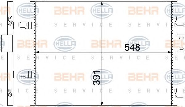 BEHR HELLA SERVICE 8FC 351 300-651