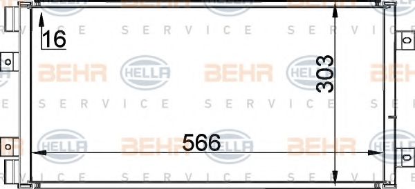 BEHR HELLA SERVICE 8FC 351 300-741