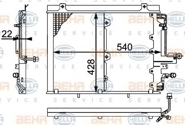 BEHR HELLA SERVICE 8FC 351 301-511