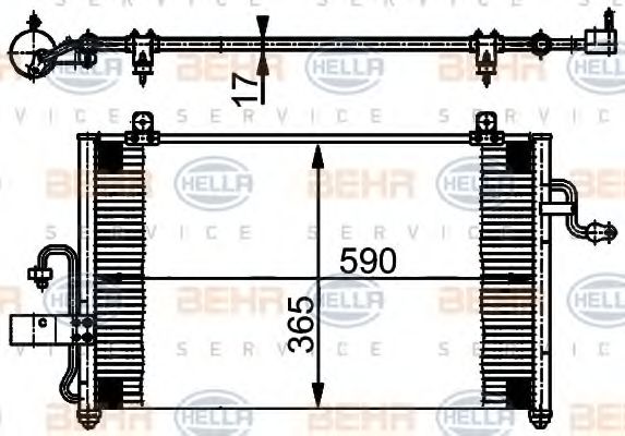 BEHR HELLA SERVICE 8FC 351 302-051