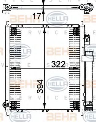 BEHR HELLA SERVICE 8FC 351 302-221