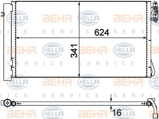 BEHR HELLA SERVICE 8FC 351 302-621