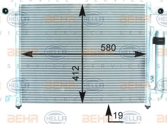 BEHR HELLA SERVICE 8FC 351 303-051