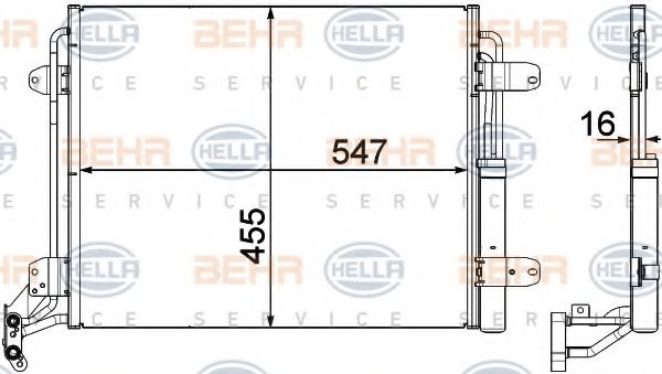 BEHR HELLA SERVICE 8FC 351 303-461 BEHR HELLA SERVICE 8FC 351 303-461