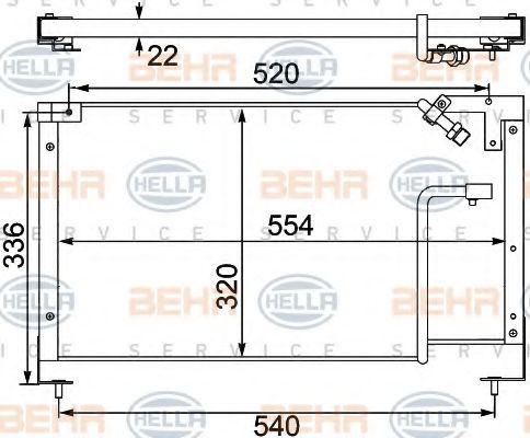 BEHR HELLA SERVICE 8FC 351 304-171