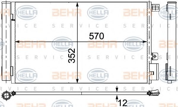 BEHR HELLA SERVICE 8FC 351 304-261