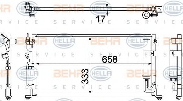 BEHR HELLA SERVICE 8FC 351 304-441