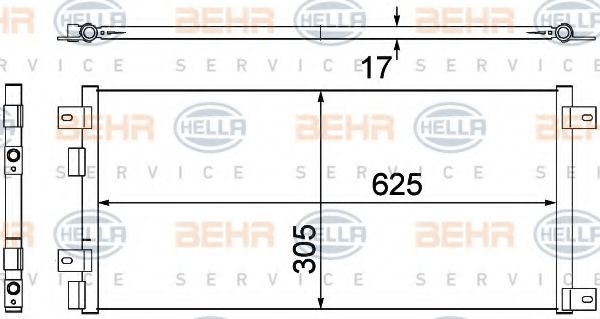 BEHR HELLA SERVICE 8FC 351 305-681