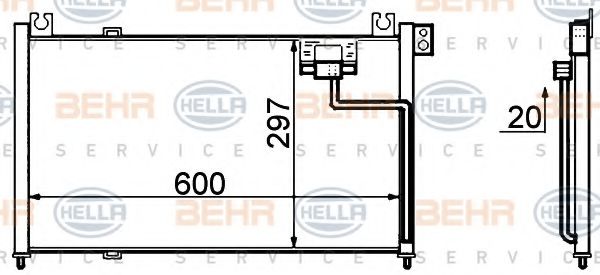 BEHR HELLA SERVICE 8FC 351 306-141