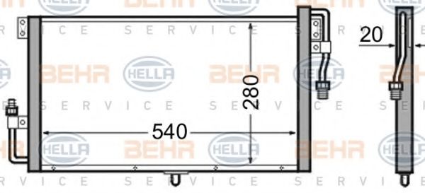 BEHR HELLA SERVICE 8FC 351 306-401