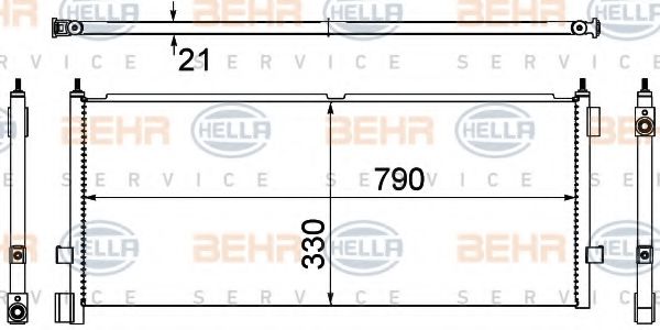 BEHR HELLA SERVICE 8FC 351 307-311