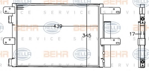 BEHR HELLA SERVICE 8FC 351 307-601