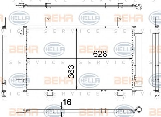 BEHR HELLA SERVICE 8FC 351 307-741 BEHR HELLA SERVICE 8FC 351 307-741