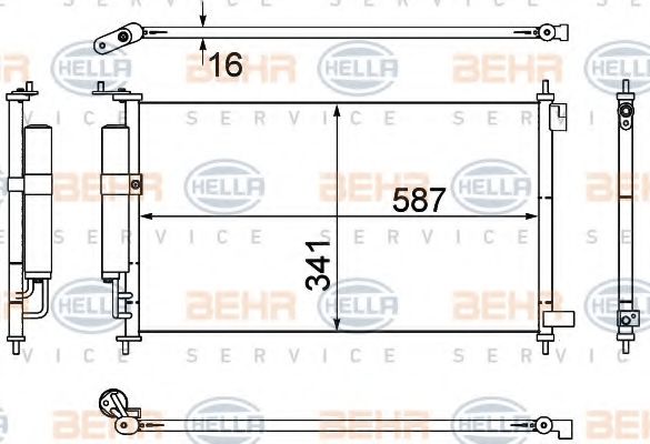 BEHR HELLA SERVICE 8FC 351 307-791
