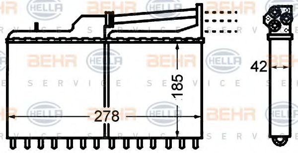 BEHR HELLA SERVICE 8FH 351 308-061