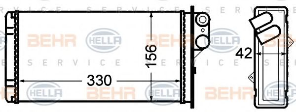 BEHR HELLA SERVICE 8FH 351 308-521 BEHR HELLA SERVICE 8FH 351 308-521
