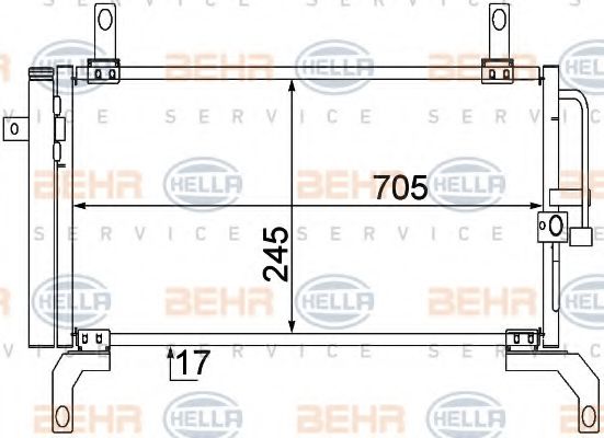 BEHR HELLA SERVICE 8FC 351 309-061