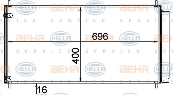 BEHR HELLA SERVICE 8FC 351 310-151