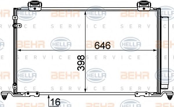 BEHR HELLA SERVICE 8FC 351 310-181