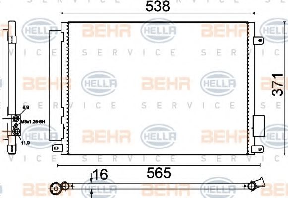 BEHR HELLA SERVICE 8FC 351 310-671