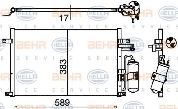 BEHR HELLA SERVICE 8FC 351 310-721