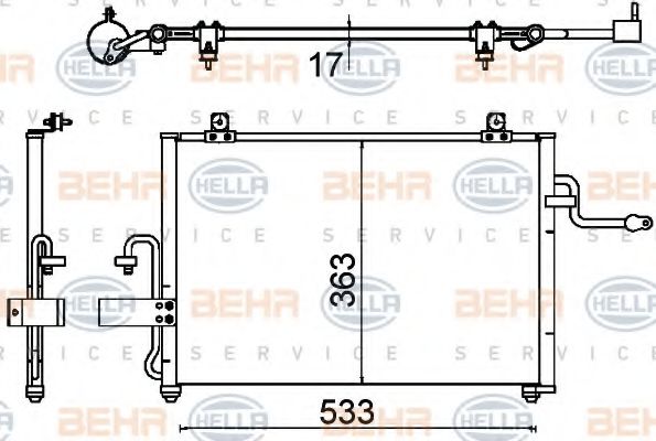 BEHR HELLA SERVICE 8FC 351 310-731