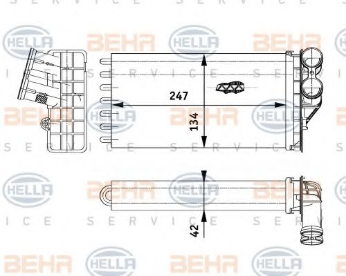 BEHR HELLA SERVICE 8FH 351 311-261