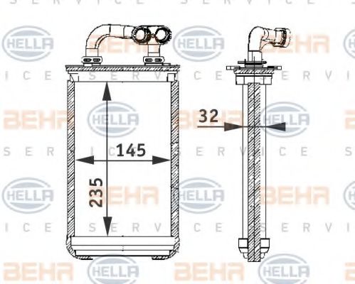 BEHR HELLA SERVICE 8FH 351 311-291