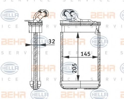 BEHR HELLA SERVICE 8FH 351 311-301