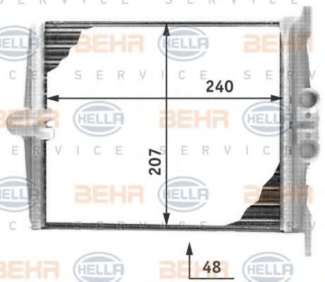 BEHR HELLA SERVICE 8FH 351 311-741