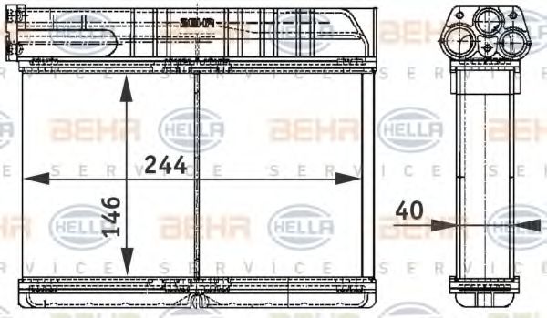 BEHR HELLA SERVICE 8FH 351 311-791