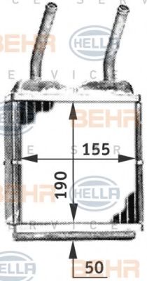 BEHR HELLA SERVICE 8FH 351 312-031