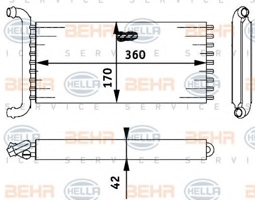 BEHR HELLA SERVICE 8FH 351 312-141