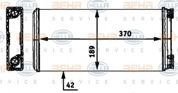 BEHR HELLA SERVICE 8FH 351 312-361