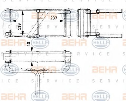 BEHR HELLA SERVICE 8FH 351 312-681