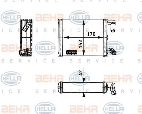 BEHR HELLA SERVICE 8FH 351 312-731