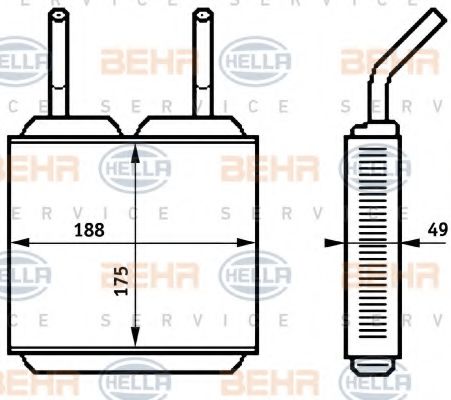 BEHR HELLA SERVICE 8FH 351 313-271