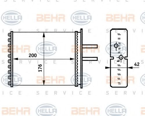 BEHR HELLA SERVICE 8FH 351 313-381