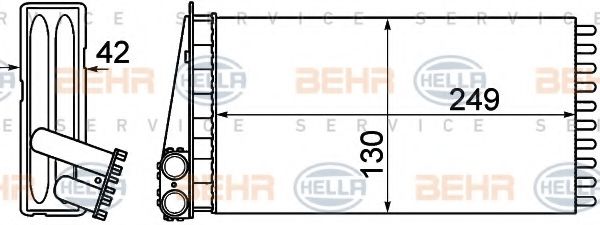 BEHR HELLA SERVICE 8FH 351 315-461