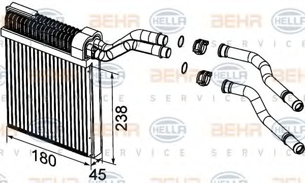 BEHR HELLA SERVICE 8FH 351 315-621