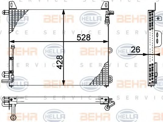 BEHR HELLA SERVICE 8FC 351 317-181