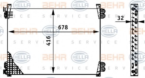 BEHR HELLA SERVICE 8FC 351 317-251