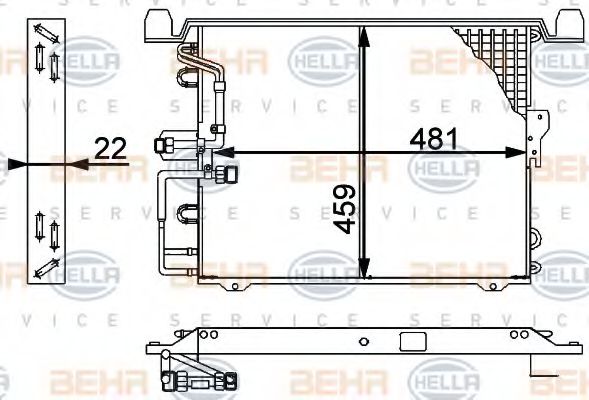 BEHR HELLA SERVICE 8FC 351 317-331