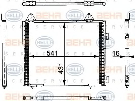 BEHR HELLA SERVICE 8FC 351 317-741