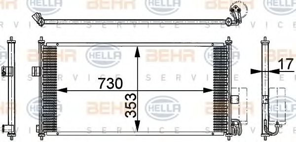 BEHR HELLA SERVICE 8FC 351 317-751