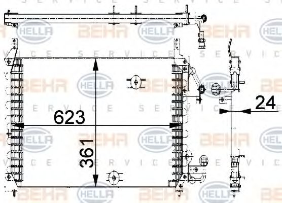 BEHR HELLA SERVICE 8FC 351 318-031