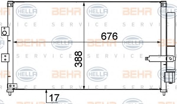 BEHR HELLA SERVICE 8FC 351 318-611