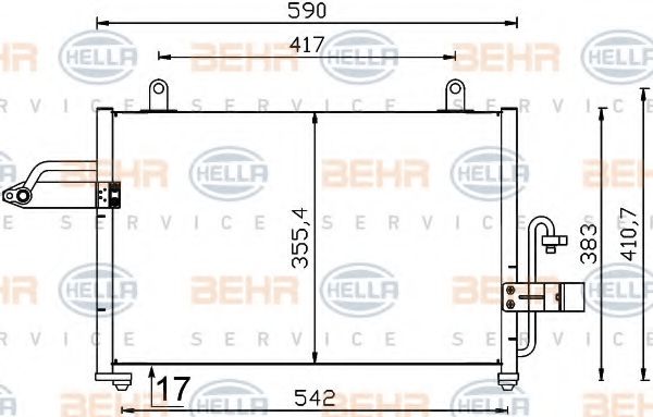 BEHR HELLA SERVICE 8FC 351 319-181