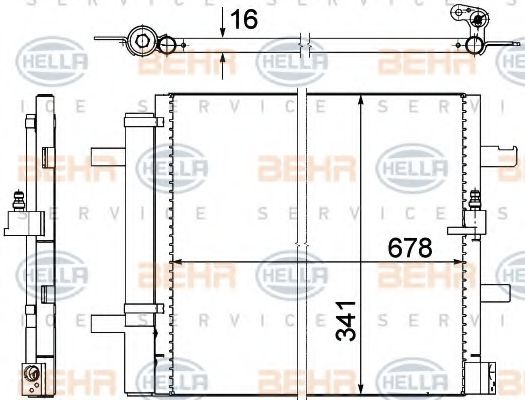BEHR HELLA SERVICE 8FC 351 319-411